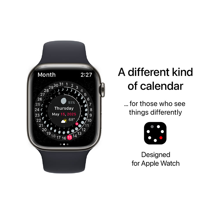 Apple Watch calendar clock